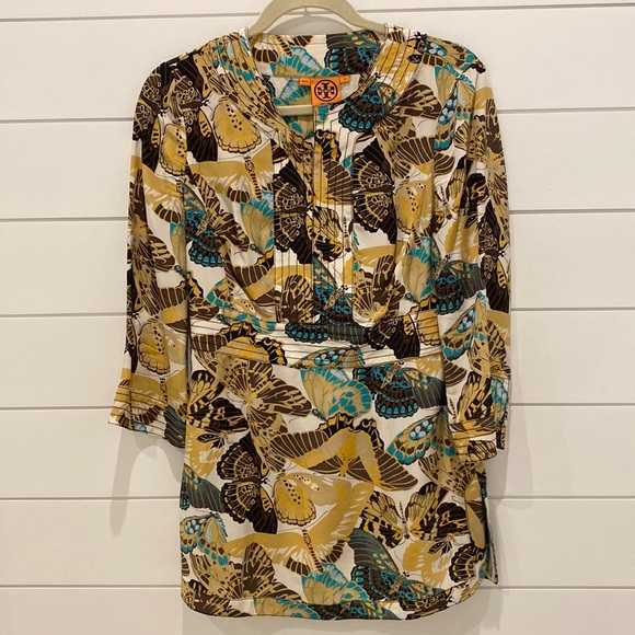 Tory Burch Silk Tunic Shirt - Picture 2 of 9